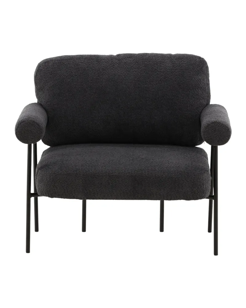 Tillberga x Josefin Lustig Bouclé-Sessel mit gerundeten Armlehnen, Ansicht 2