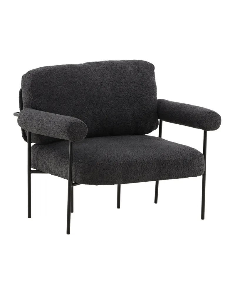 Tillberga x Josefin Lustig Bouclé-Sessel mit gerundeten Armlehnen, Ansicht 3