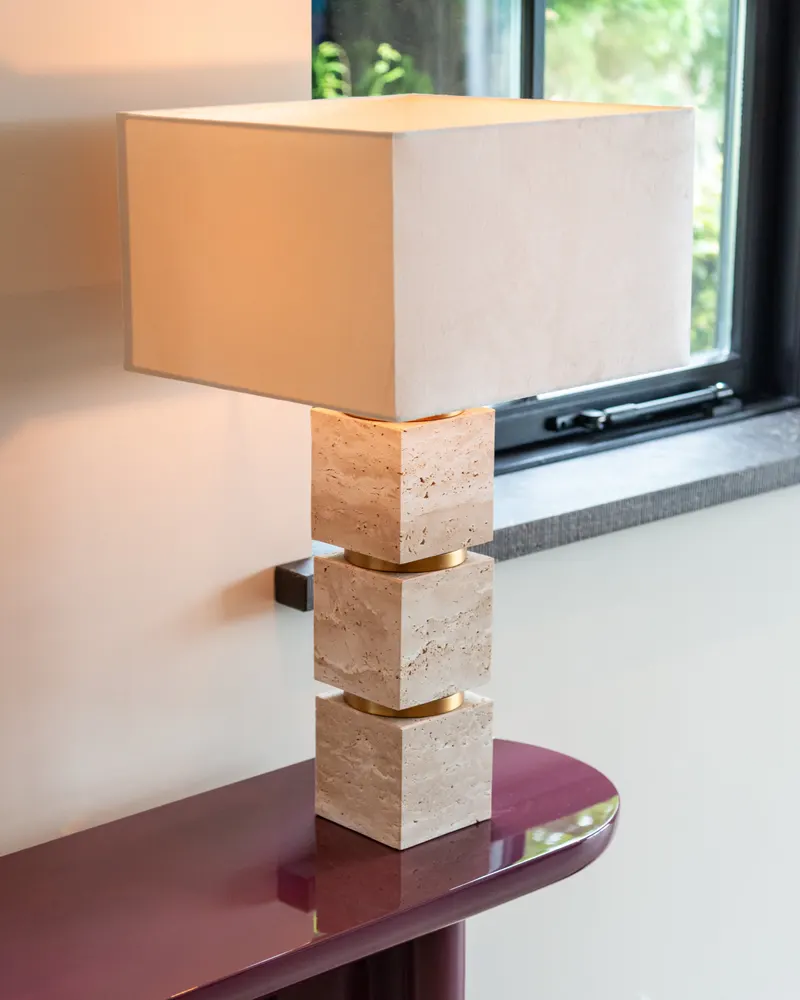 Tischleuchte Jaella, Beige von Richmond Interiors, Wohnbeispiel 6, im Wohnraum