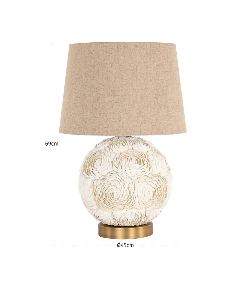 Tischleuchte Jamie, Weiß von Richmond Interiors, Produktansicht 4