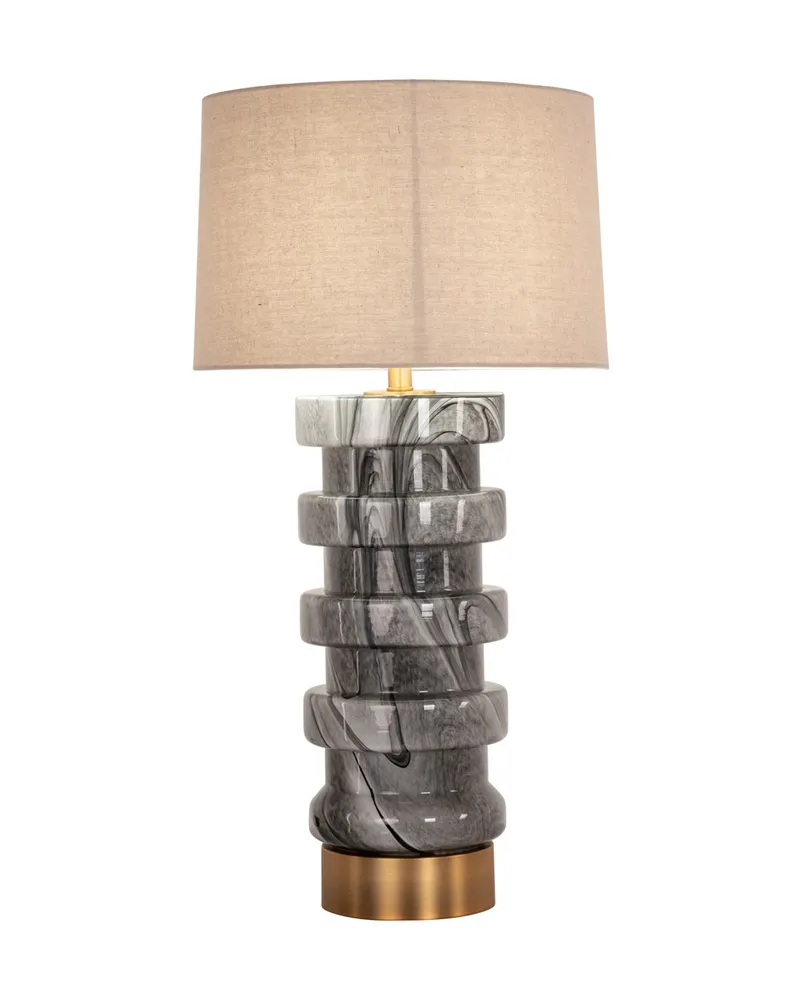 Tischleuchte Jaylee, Schwarz/Weiß von Richmond Interiors, Produktansicht 2