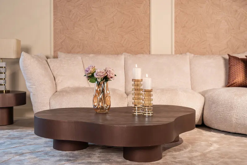 Tischleuchte Lenore, Goldfarben von Richmond Interiors, Wohnbeispiel 5, im Wohnraum