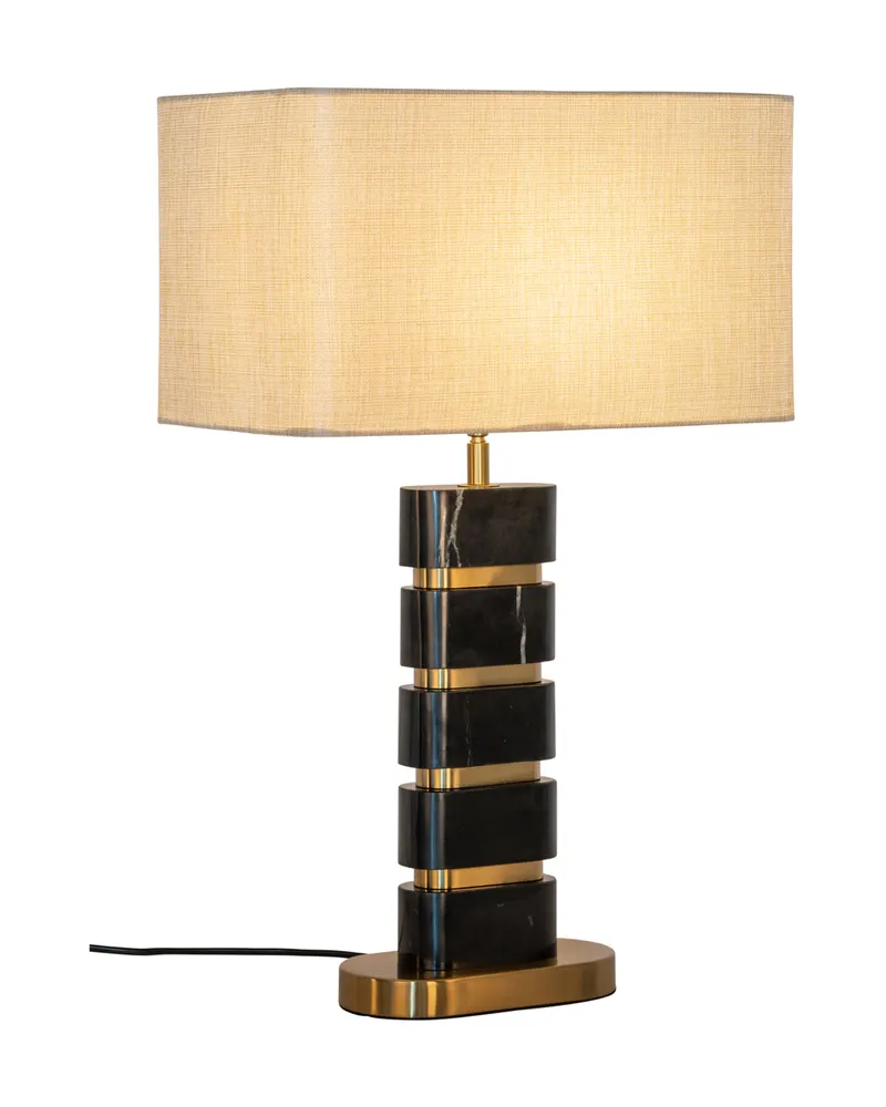 Tischleuchte Levina Schwarz/Goldfarben von Richmond Interiors, Produktansicht 2