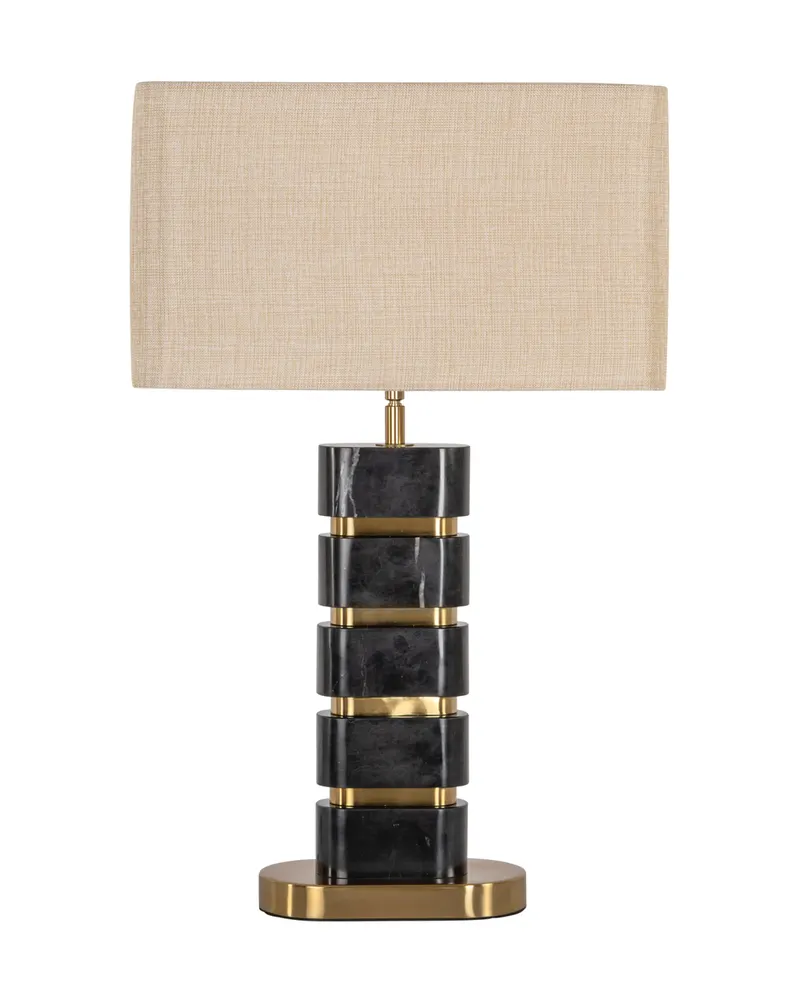 Tischleuchte Levina Schwarz/Goldfarben von Richmond Interiors, Produktansicht 3
