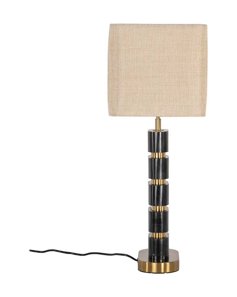 Tischleuchte Levina Schwarz/Goldfarben von Richmond Interiors, Produktansicht 4