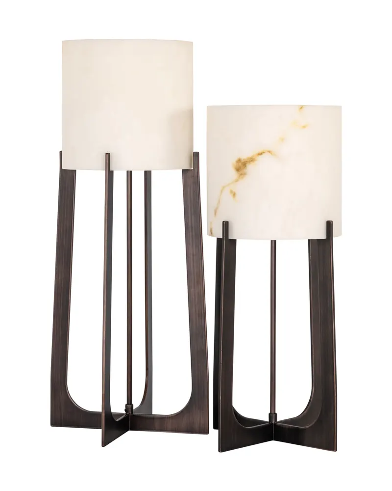 Tischleuchte Loura, Bronzefarben, klein von Richmond Interiors, Produktansicht 4
