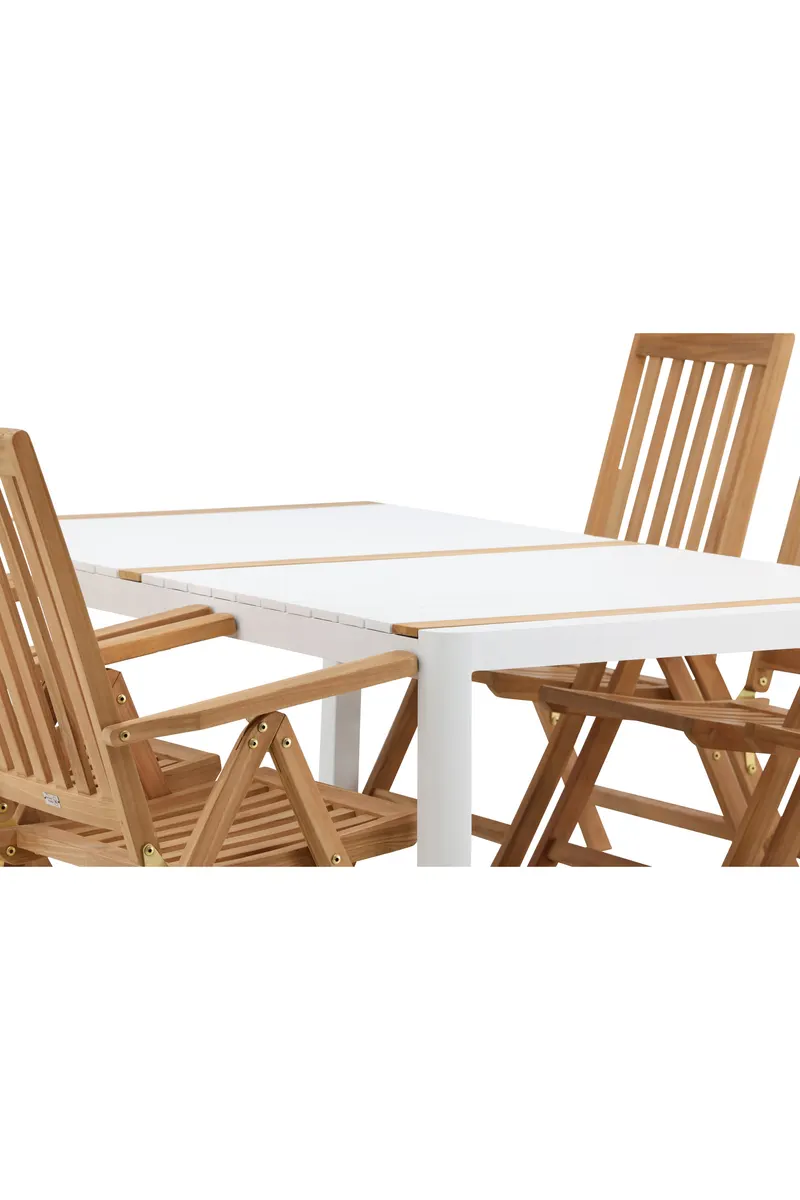 Togo & Kenya Gartenmöbel-Set mit 6 Teakstühlen, Ansicht 13