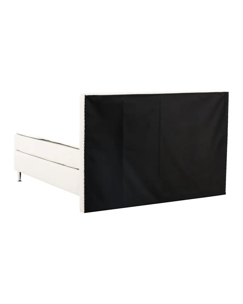 Toledo Doppelbett 180 × 200 cm Kontinentalbett in Beige, Gestell Champagner, Ansicht 8