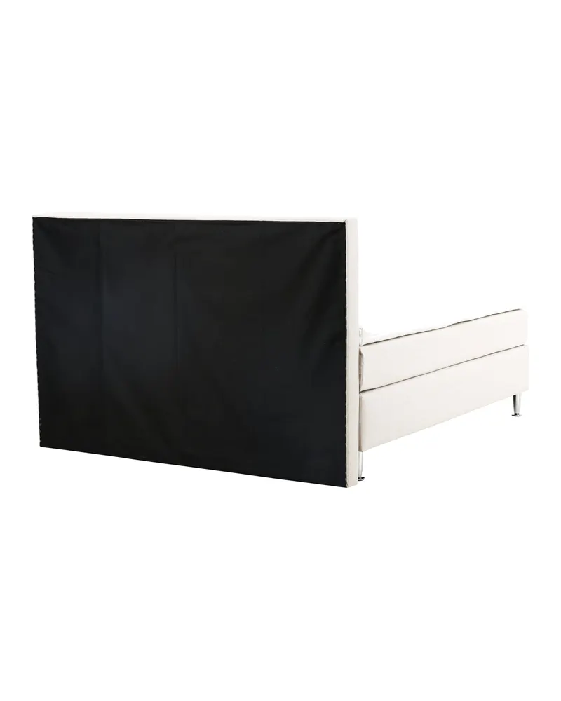 Toledo Doppelbett 180 × 200 cm Kontinentalbett in Beige, Gestell Champagner, Ansicht 10