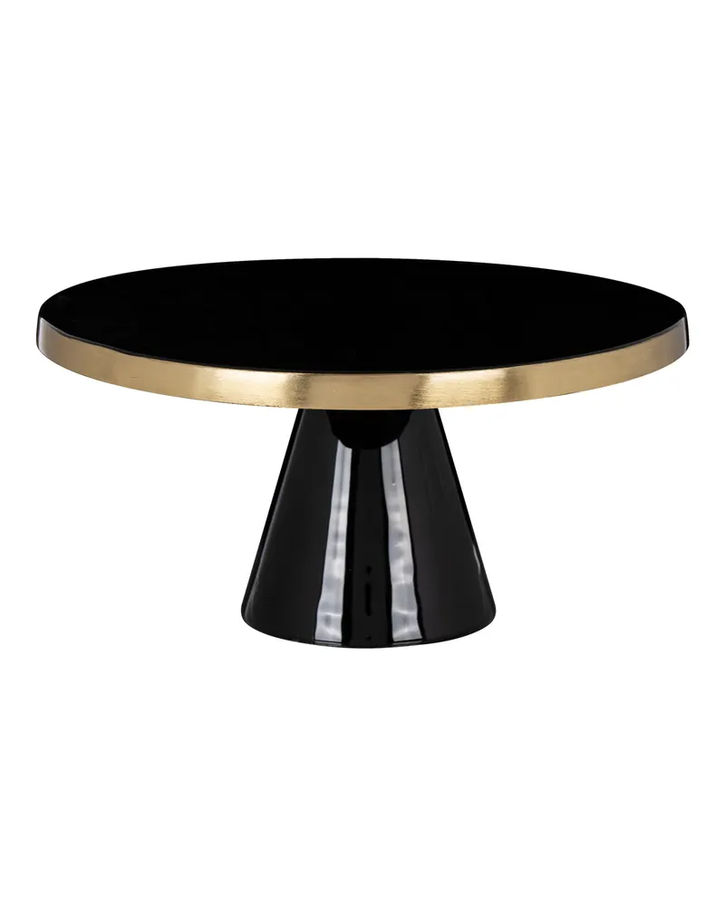 Tortenständer Elena, Schwarz/Goldfarben von Richmond Interiors
