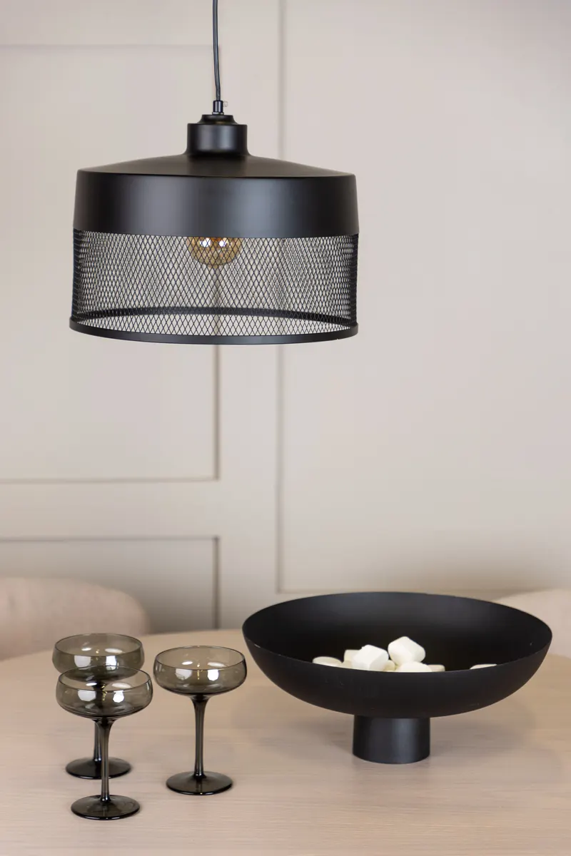 Toulon Pendelleuchte aus Eisen in 33 × 24 × 33 cm, im Wohnraum, Ansicht 1