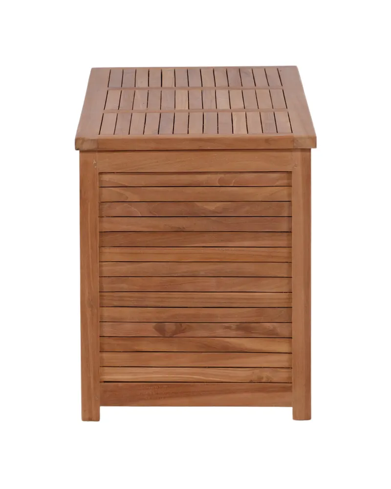 Trento Gartenbox aus Teak in 130 × 50 × 60 cm, Ansicht 8