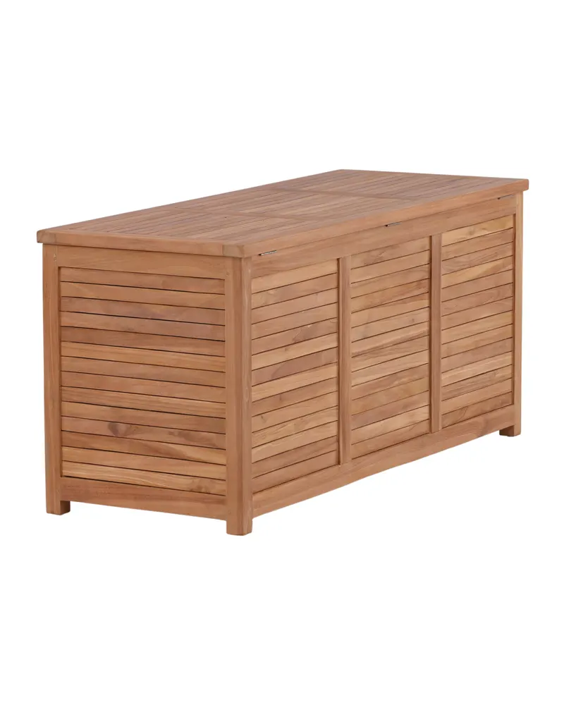 Trento Gartenbox aus Teak in 130 × 50 × 60 cm, Ansicht 9