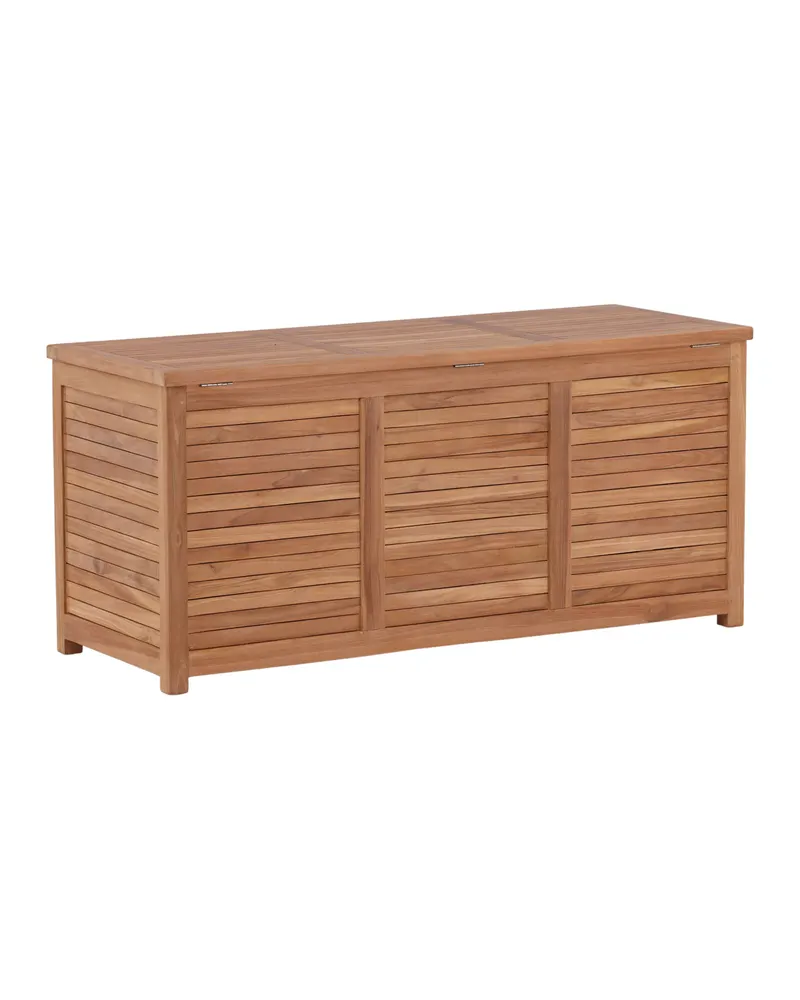 Trento Gartenbox aus Teak in 130 × 50 × 60 cm, Ansicht 10