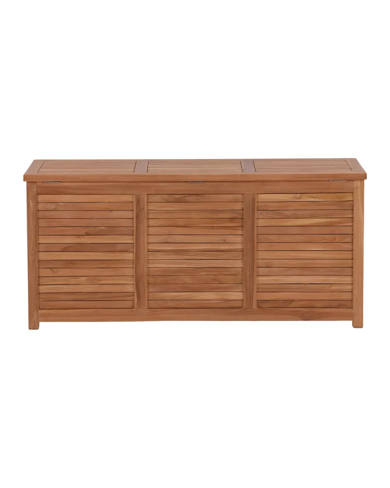 Trento Gartenbox aus Teak in 130 × 50 × 60 cm, Ansicht 11