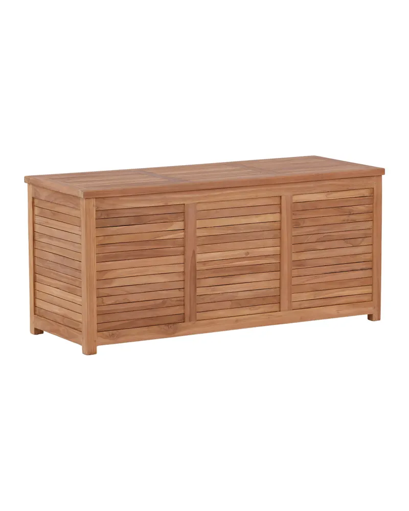 Trento Gartenbox aus Teak in 130 × 50 × 60 cm, Ansicht 2