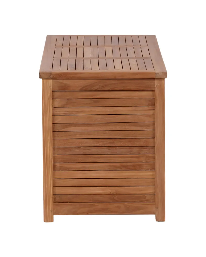 Trento Gartenbox aus Teak in 130 × 50 × 60 cm, Ansicht 4
