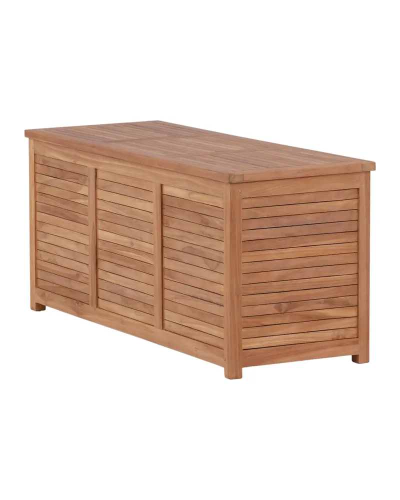 Trento Gartenbox aus Teak in 130 × 50 × 60 cm, Ansicht 5