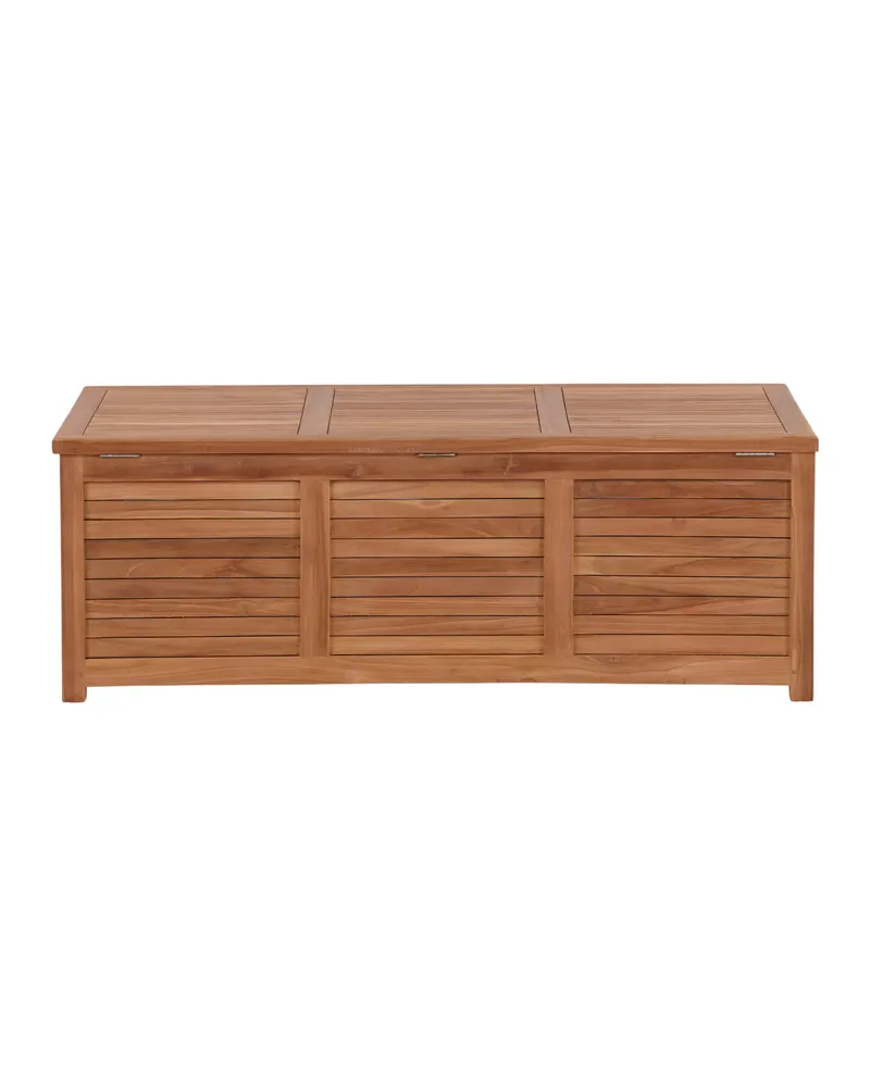 Trento Gartenbox aus Teak in 130 × 70 × 46 cm, Ansicht 10