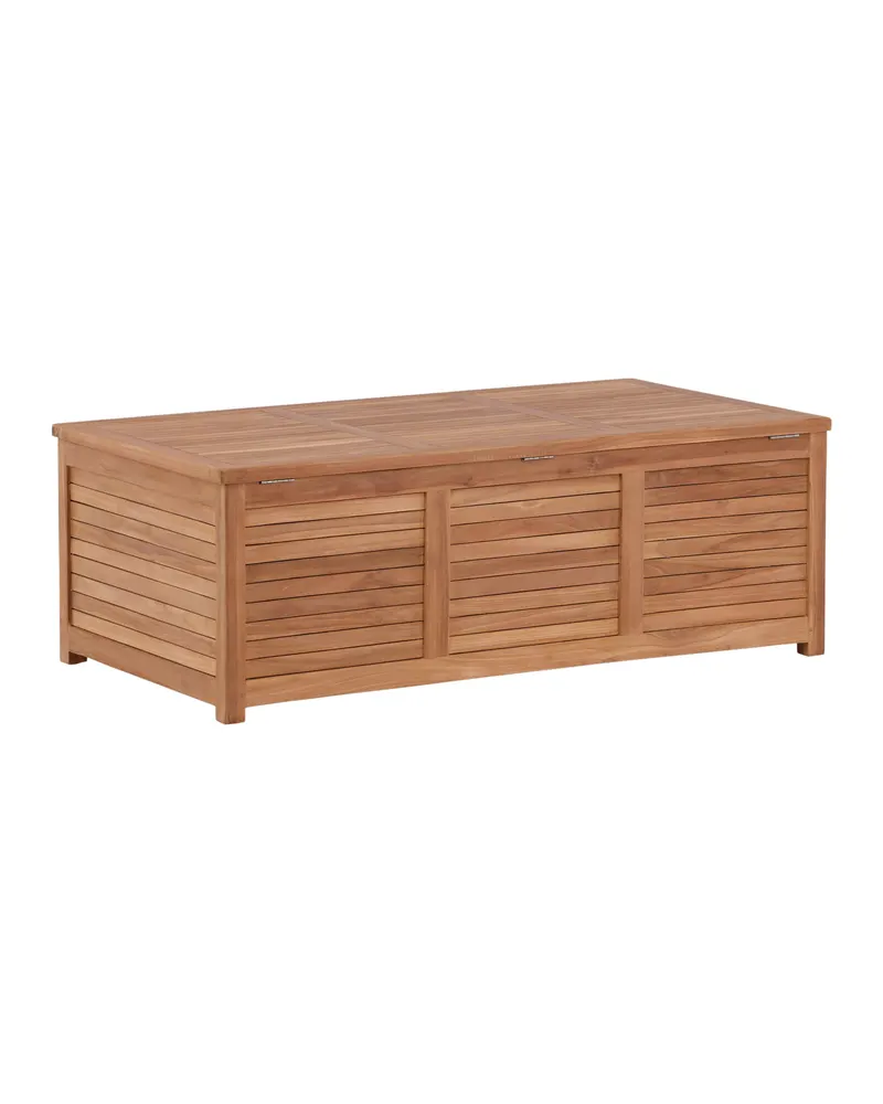 Trento Gartenbox aus Teak in 130 × 70 × 46 cm, Ansicht 5