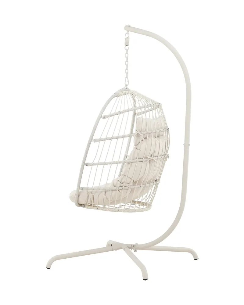 Trezza Hängesessel mit Gestell in Beige, Ansicht 8