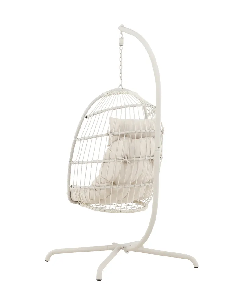 Trezza Hängesessel mit Gestell in Beige, Ansicht 9