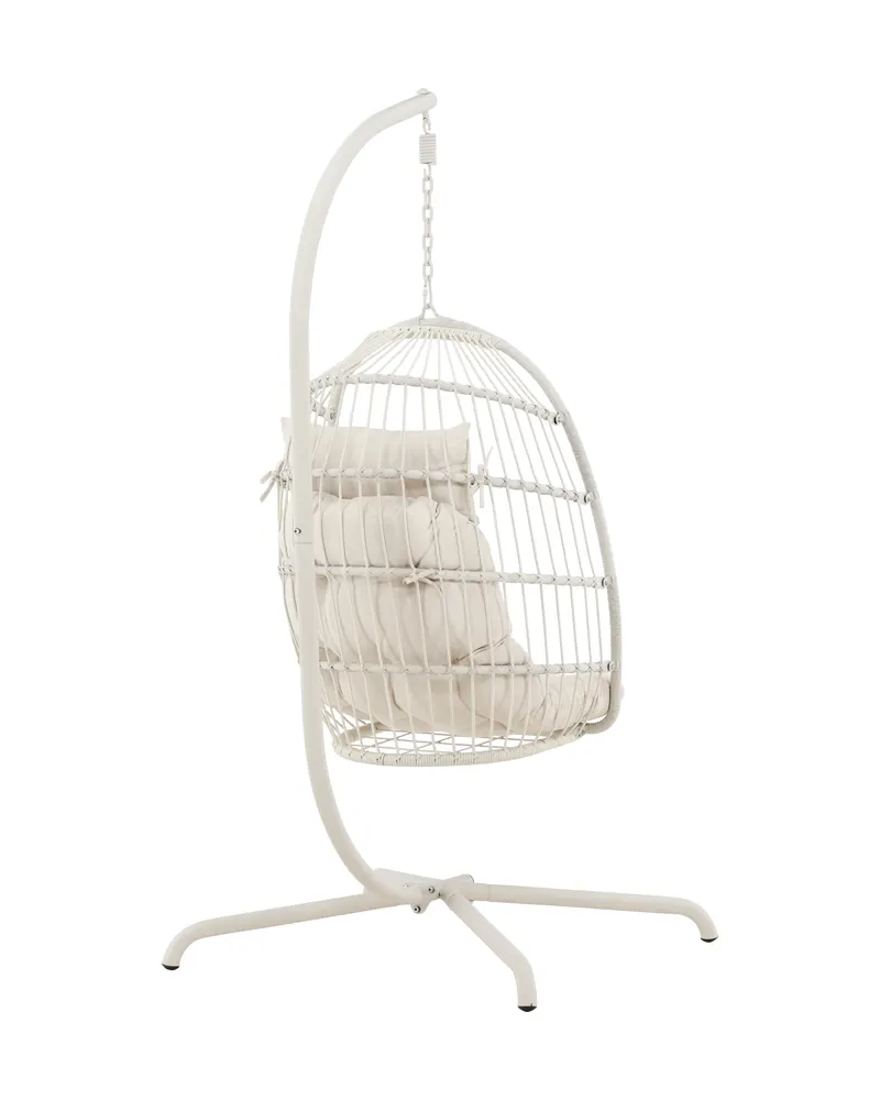 Trezza Hängesessel mit Gestell in Beige, Ansicht 10