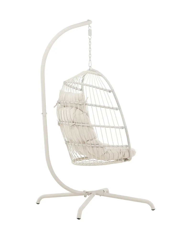 Trezza Hängesessel mit Gestell in Beige, Ansicht 11