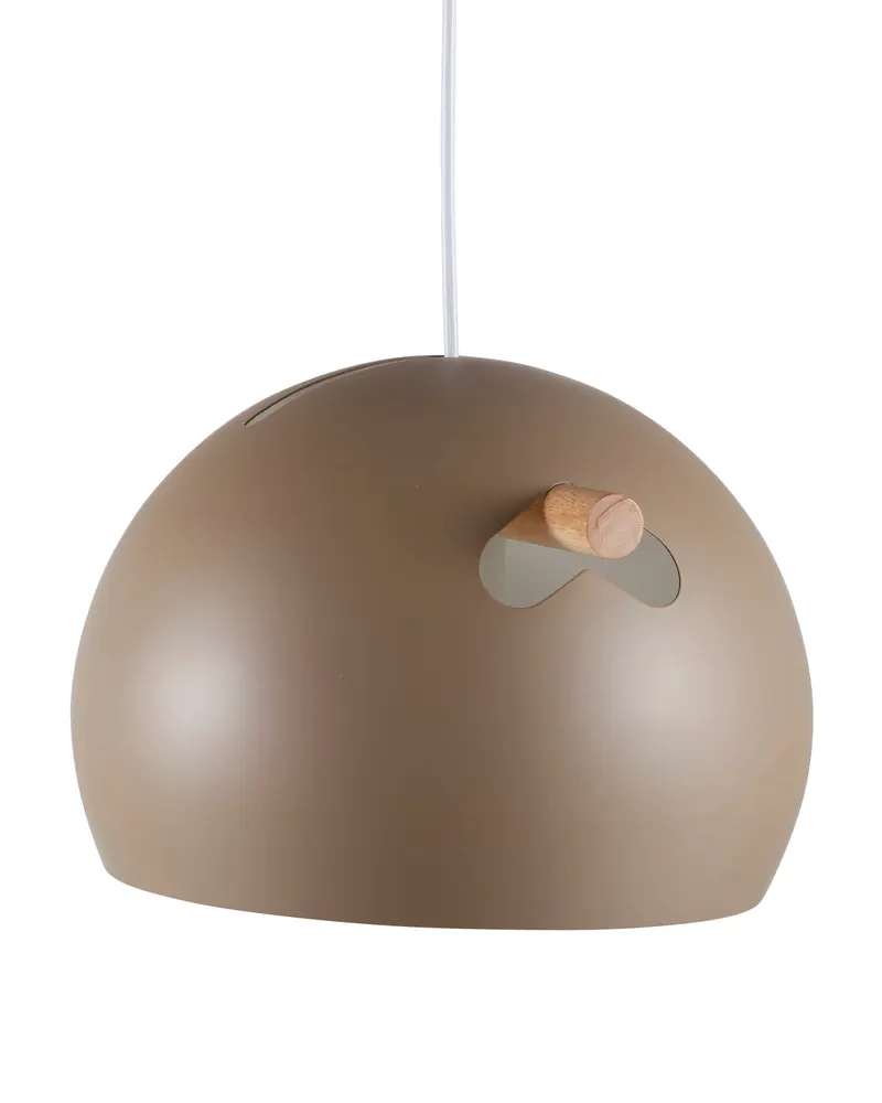 Tubbie Hängelampe mit Kugelschirm in Ø 29 cm, Beige, Ansicht 2