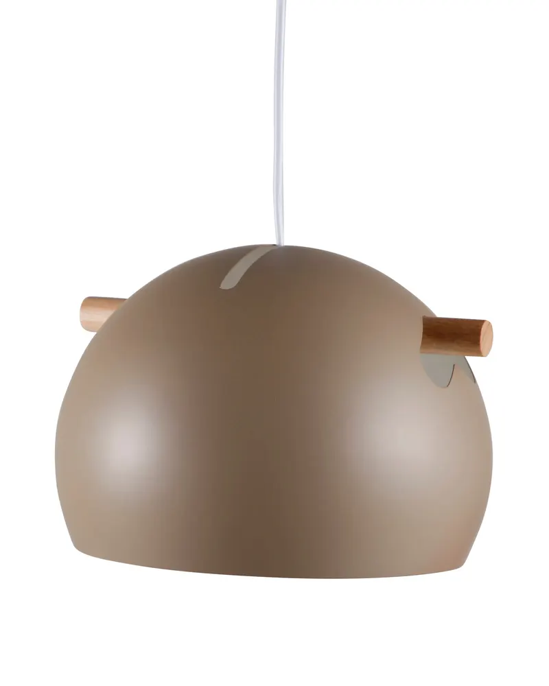 Tubbie Hängelampe mit Kugelschirm in Ø 29 cm, Beige, Ansicht 3