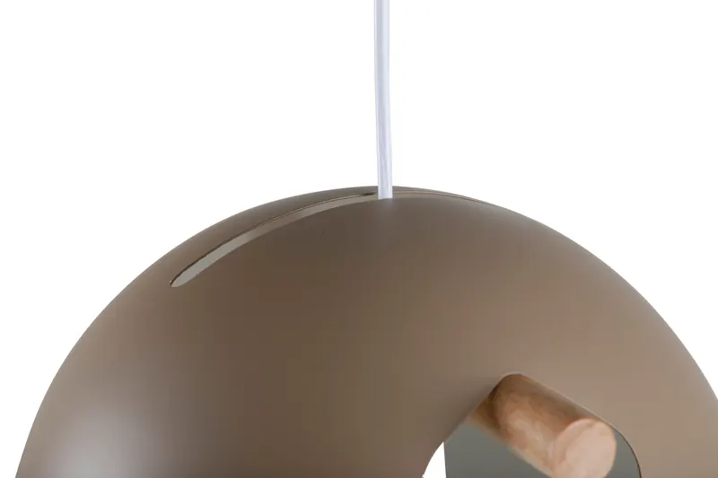Tubbie Hängelampe mit Kugelschirm in Ø 29 cm, Beige, Ansicht 5