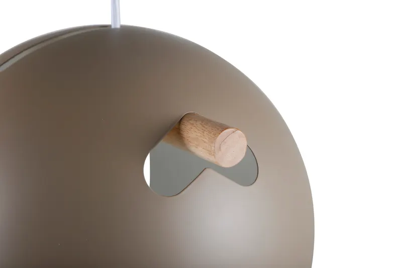 Tubbie Hängelampe mit Kugelschirm in Ø 29 cm, Beige, Ansicht 6