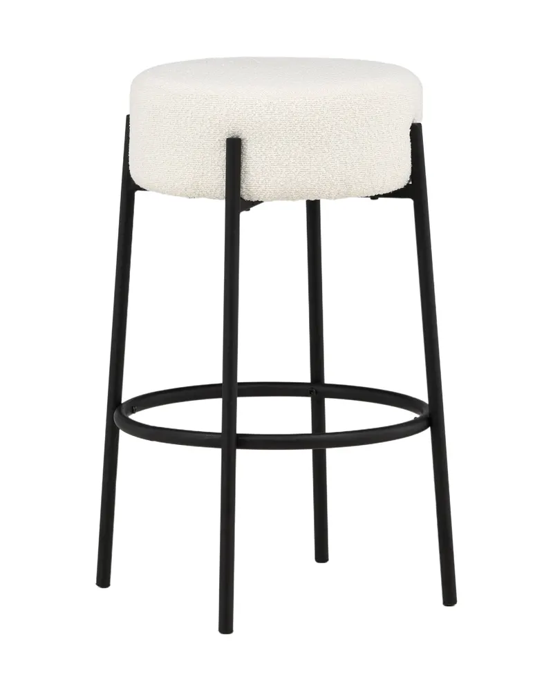 Tucson Barhocker ohne Lehne mit Bouclé-Sitz, Ansicht 3
