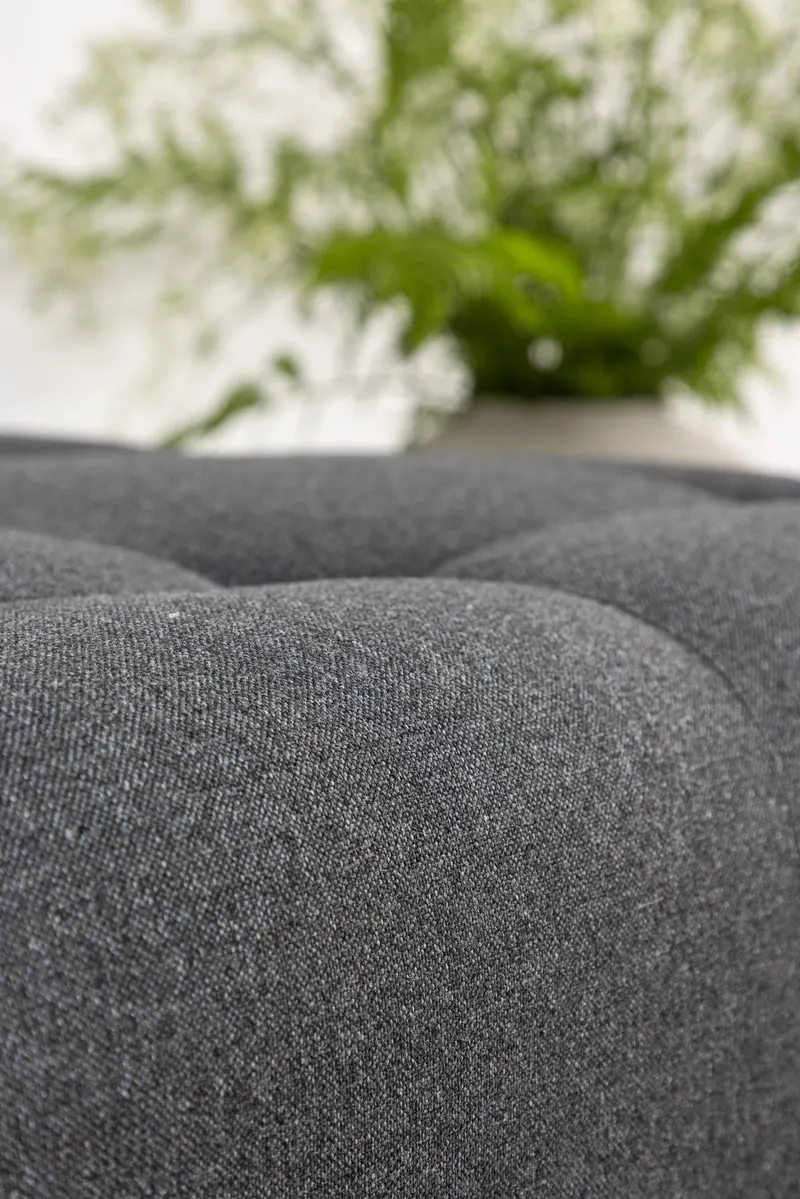 Turin quadratischer Pouf, im Wohnraum, Ansicht 3
