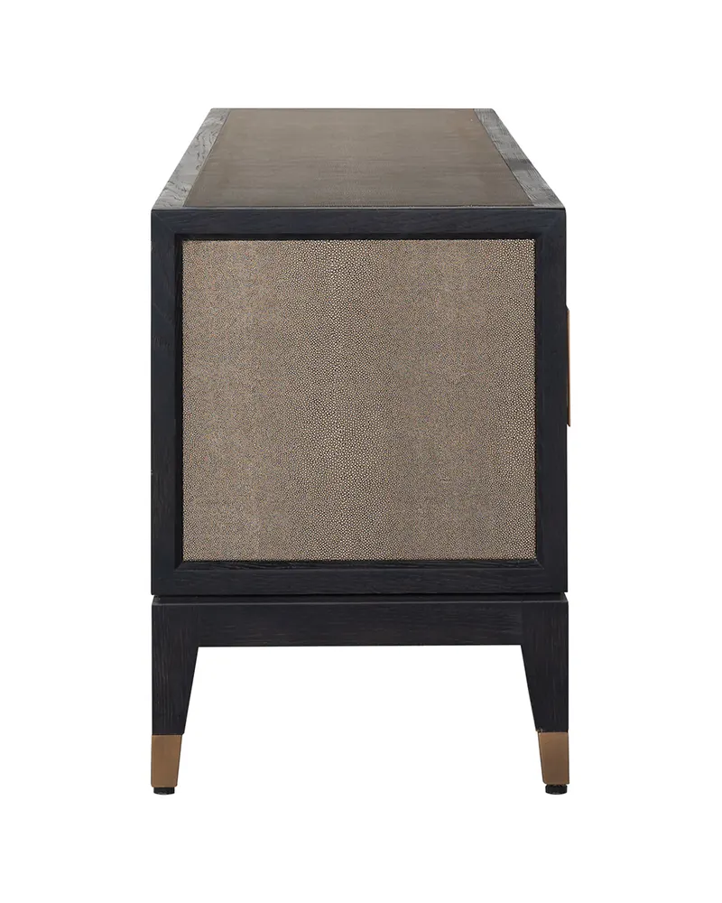 TV-Möbel Bloomville, Brass Shagreen von Richmond Interiors, Produktansicht 3