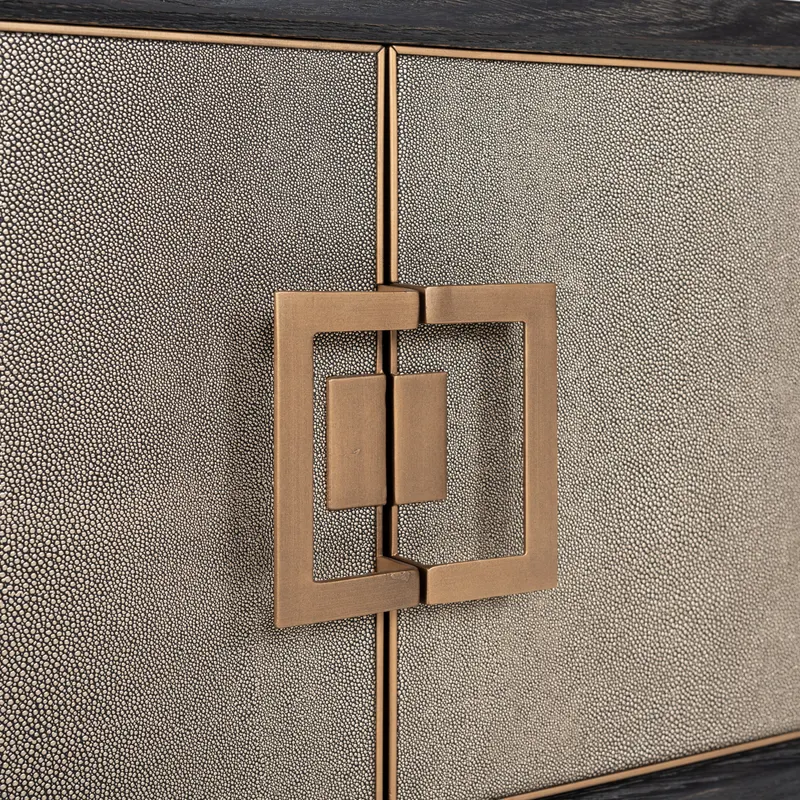 TV-Möbel Bloomville, Brass Shagreen von Richmond Interiors, Produktansicht 6