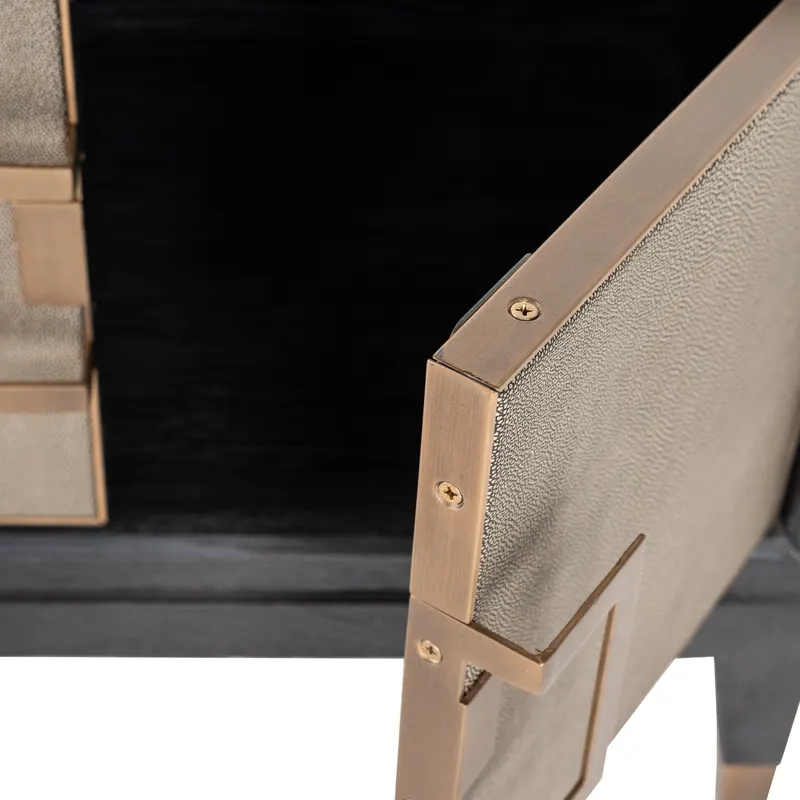 TV-Möbel Bloomville, Brass Shagreen von Richmond Interiors, Produktansicht 8