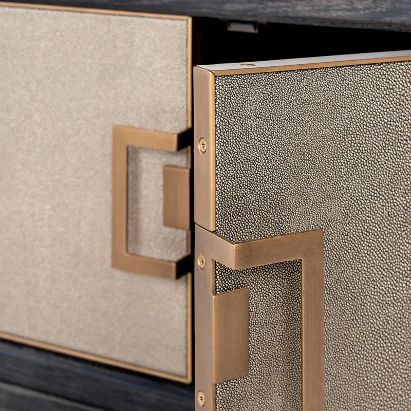 TV-Möbel Bloomville, Brass Shagreen von Richmond Interiors, Produktansicht 9