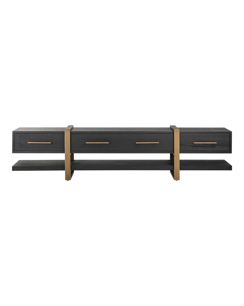 TV-Möbel Cambon, Dunkles Kaffeebraun von Richmond Interiors, Produktansicht 2