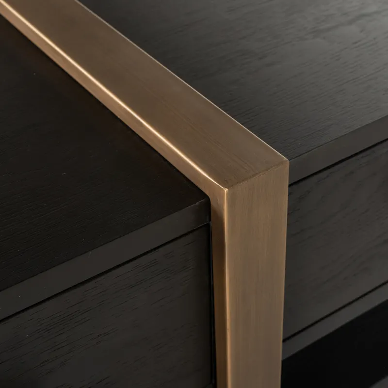 TV-Möbel Cambon, Dunkles Kaffeebraun von Richmond Interiors, Produktansicht 7