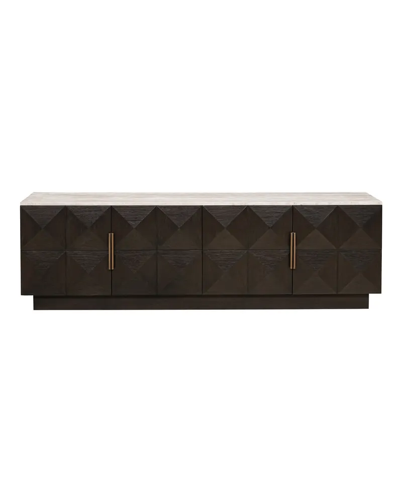 TV-Möbel Claremont, Braun von Richmond Interiors