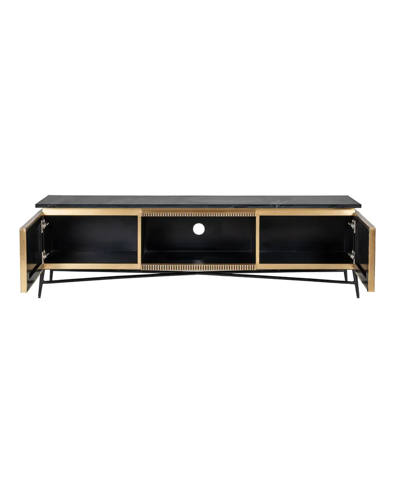 TV-Möbel Ironville 170 cm, Goldfarben von Richmond Interiors, Produktansicht 2