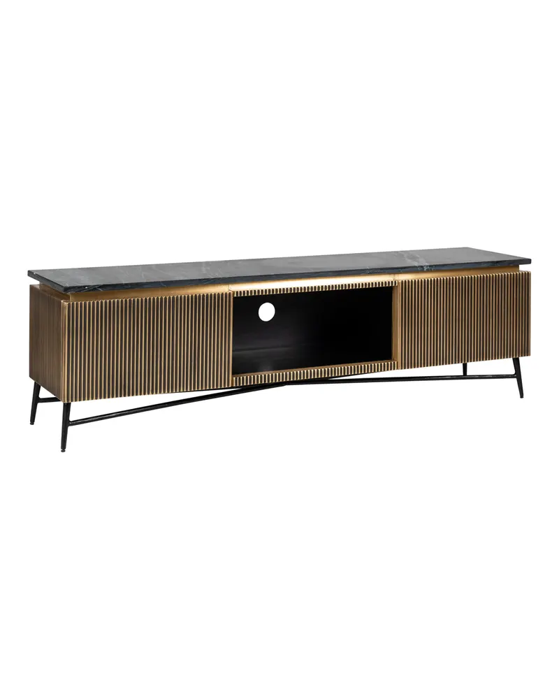 TV-Möbel Ironville 170 cm, Goldfarben von Richmond Interiors, Produktansicht 3