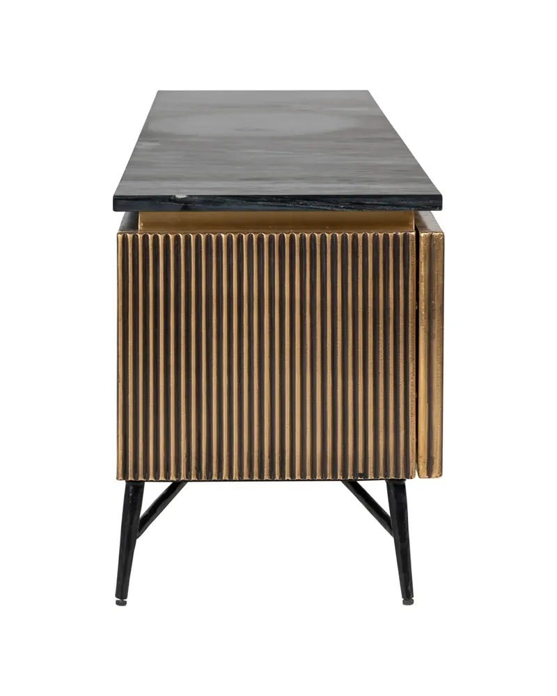 TV-Möbel Ironville 170 cm, Goldfarben von Richmond Interiors, Produktansicht 4