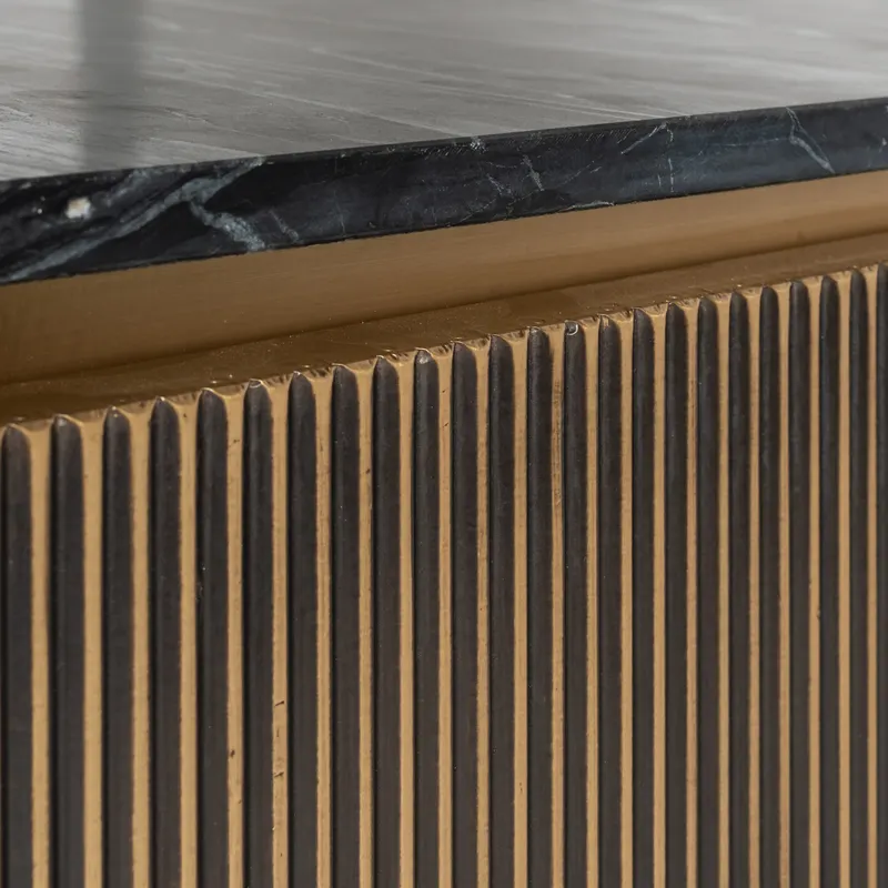 TV-Möbel Ironville 170 cm, Goldfarben von Richmond Interiors, Produktansicht 7