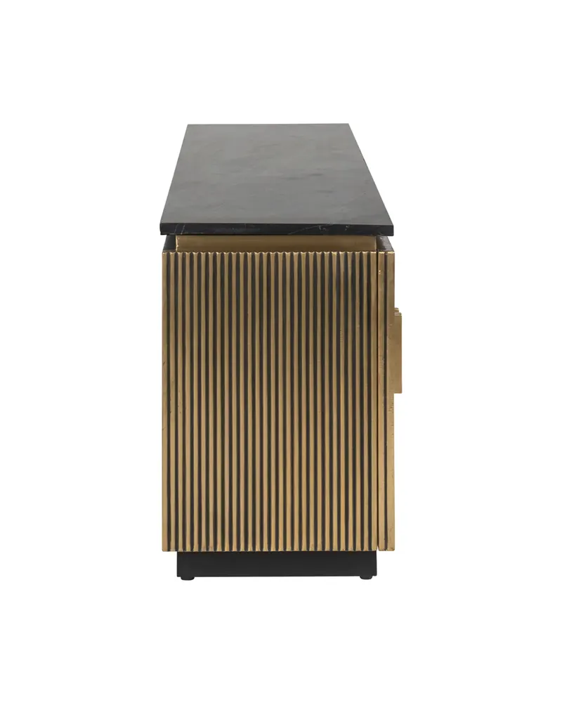 TV-Möbel Ironville 200 cm, Goldfarben von Richmond Interiors, Produktansicht 4