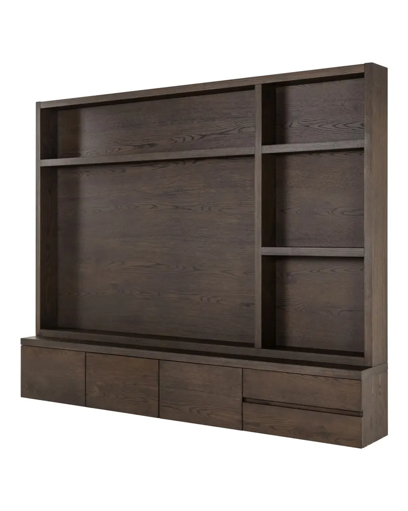 TV-Möbel Lachance Braun, 176 cm hoch von Richmond Interiors, Produktansicht 3