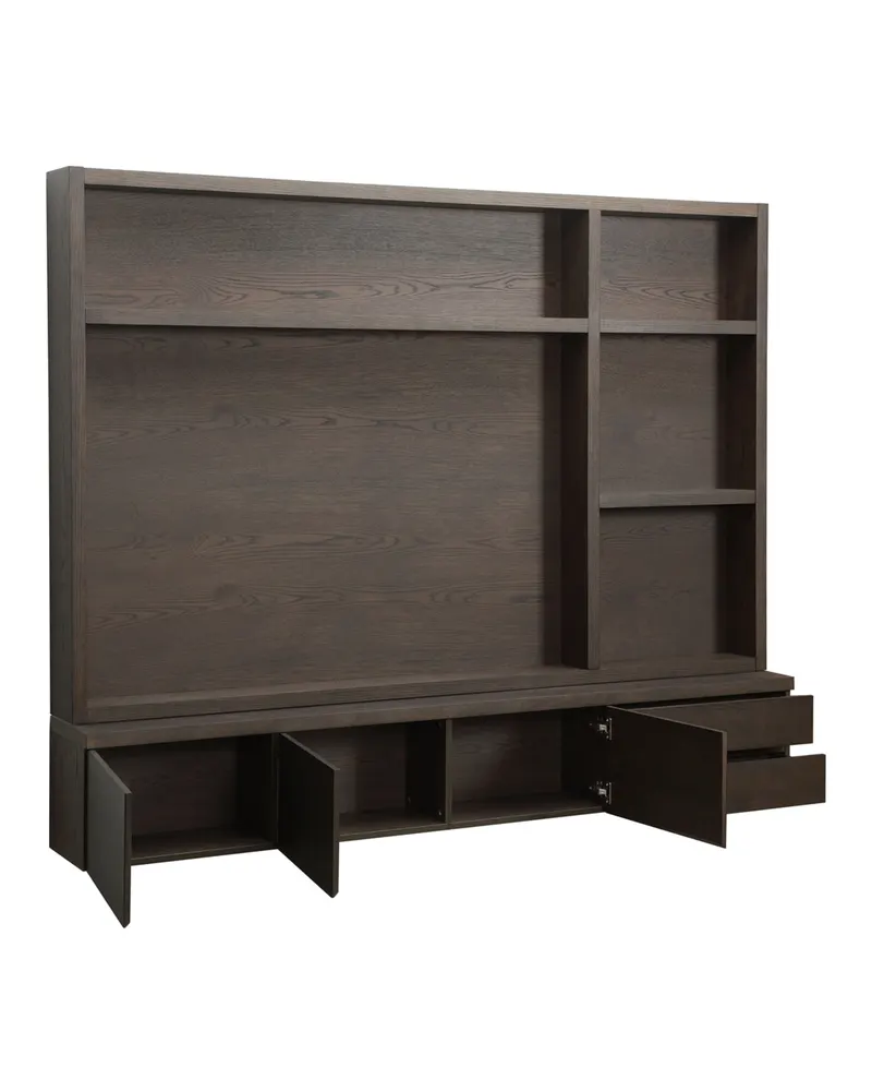 TV-Möbel Lachance Braun, 176 cm hoch von Richmond Interiors, Produktansicht 4