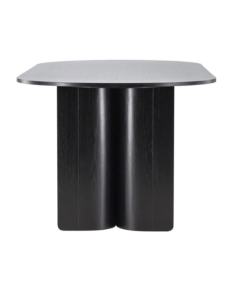Tyresö ovaler Esstisch 220 × 100 cm in Schwarz, Ansicht 11