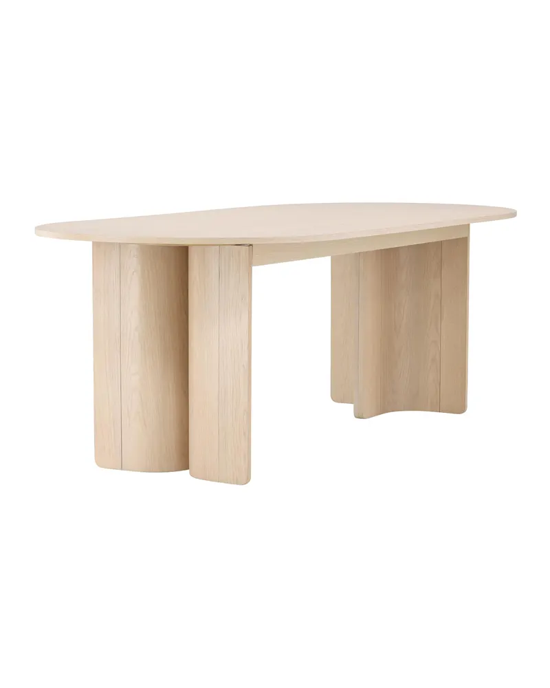 Tyresö ovaler Esstisch 220 × 100 cm in Whitewash, Ansicht 6